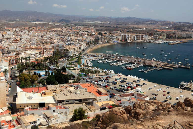 Panorámica de Águilas, en Murcia