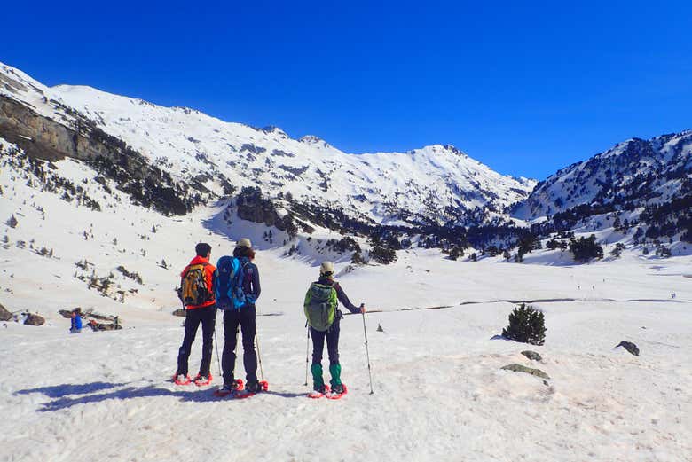 Paisaje nevado en Ordesa y Monte Perdido