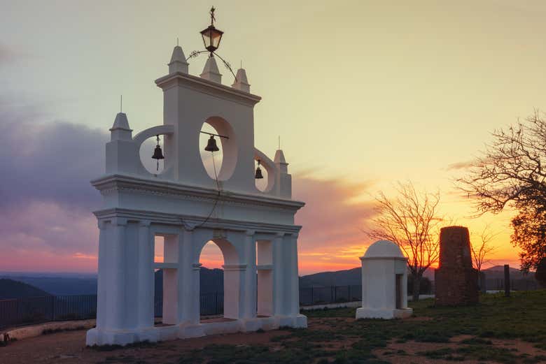 Atardecer en la Peña de Arias Montano