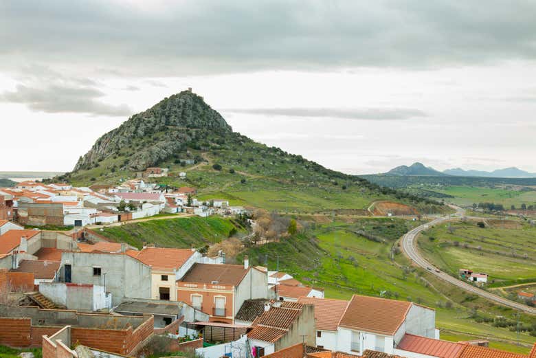 Alange and the Culebra hill