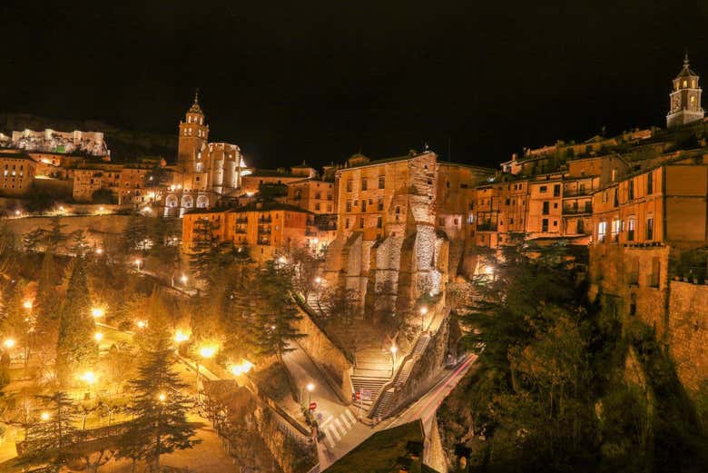Visite de nuit dans Albarracín