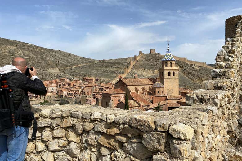 Panorâmicas de Albarracín a partir das muralhas do castelo