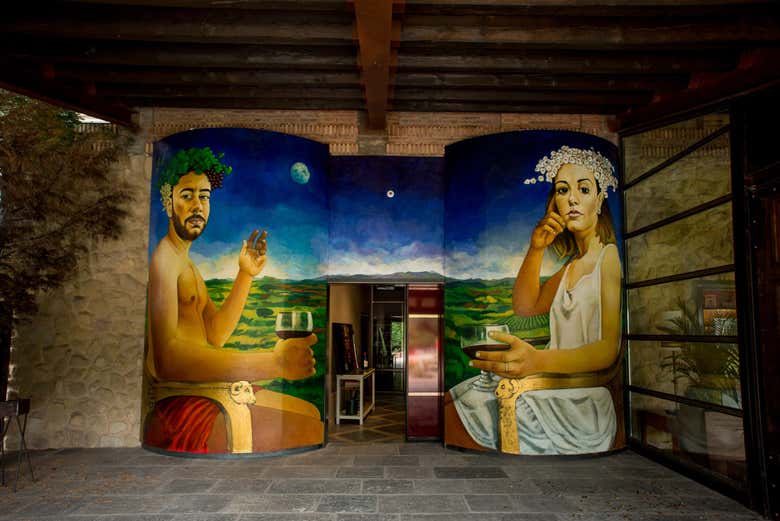 Entrance of Bodegas Vinícola Real