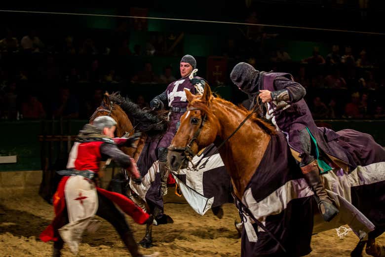 Asistiréis a un espectáculo medieval