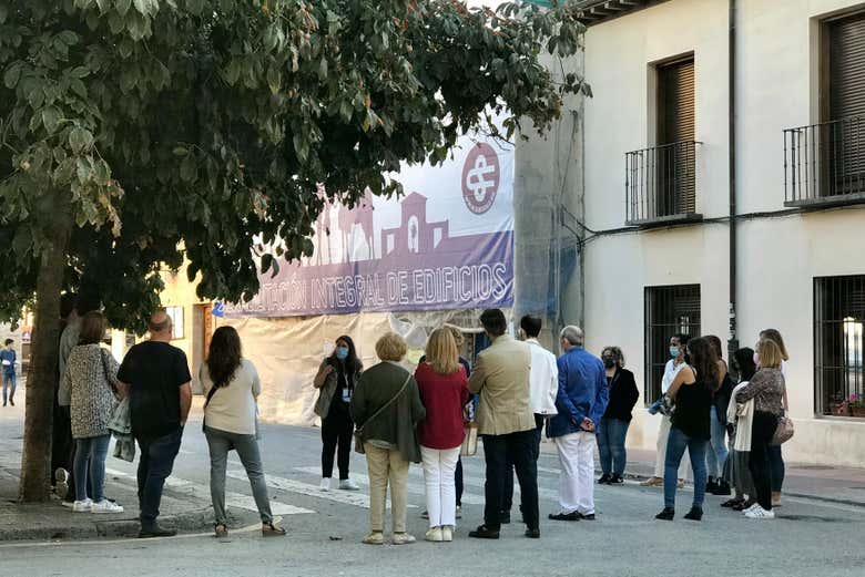 Durante il free tour di Alcalá