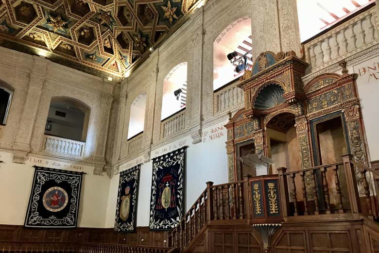 Interior del Paraninfo de la Universidad de Alcalá