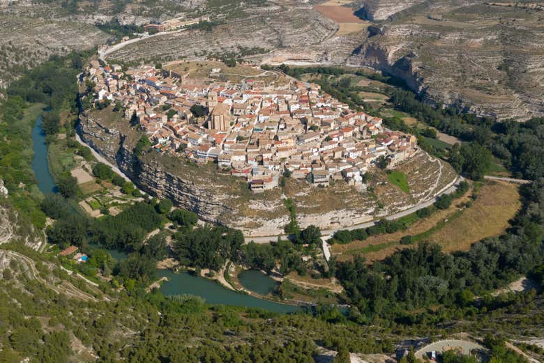 Vista panorámica de Alcalá del Júcar