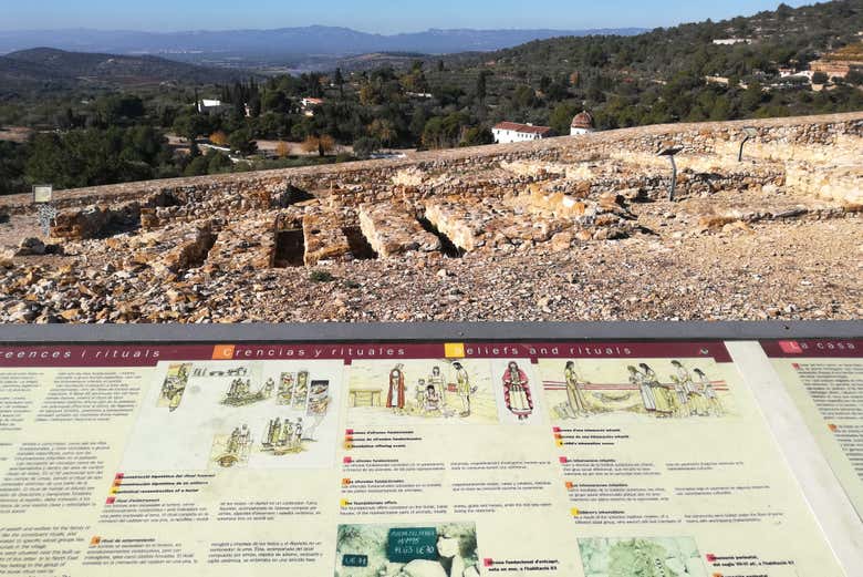 Restos arqueológicos em Moleta del Remei