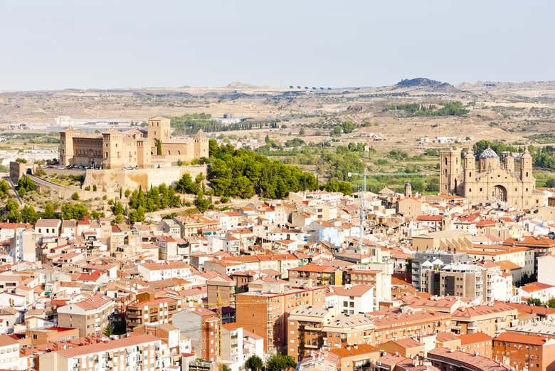 Vue panoramique sur Alcañiz