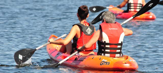 Tour en kayak por el embalse de Alcántara