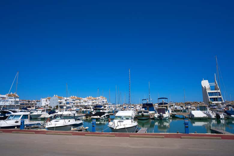 El puerto deportivo de Alcocéber