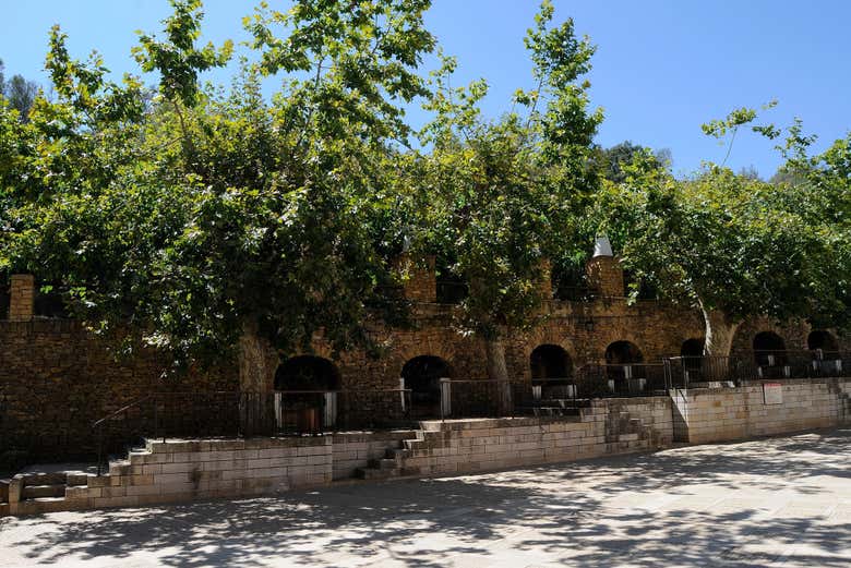 Stroll through the tranquil squares