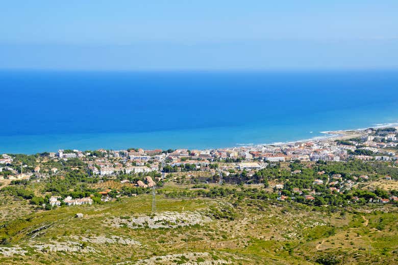 Vista de la costa de Alcocéber