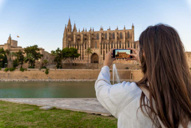 Fotografando la cattedrale di Palma