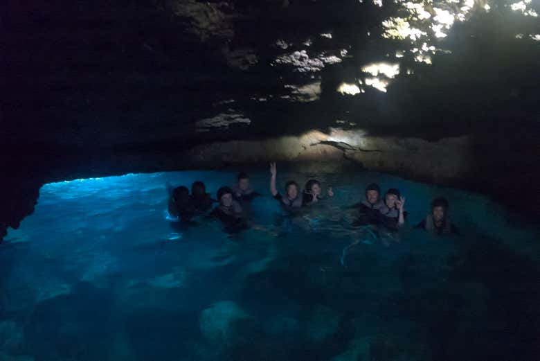 Cueva marina en el norte de Mallorca