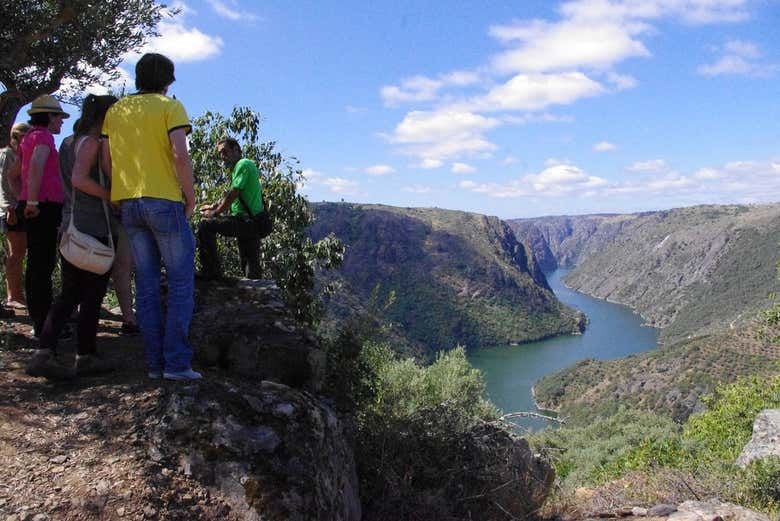 Durante el tour por los Arribes del Duero