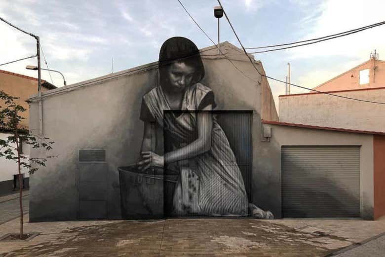 Street art em Alfamén