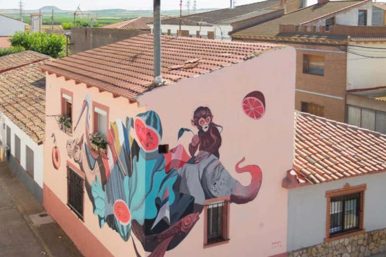 Durante la visita di Alfámen