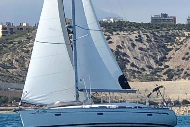 Navigando alla volta dell'isola
