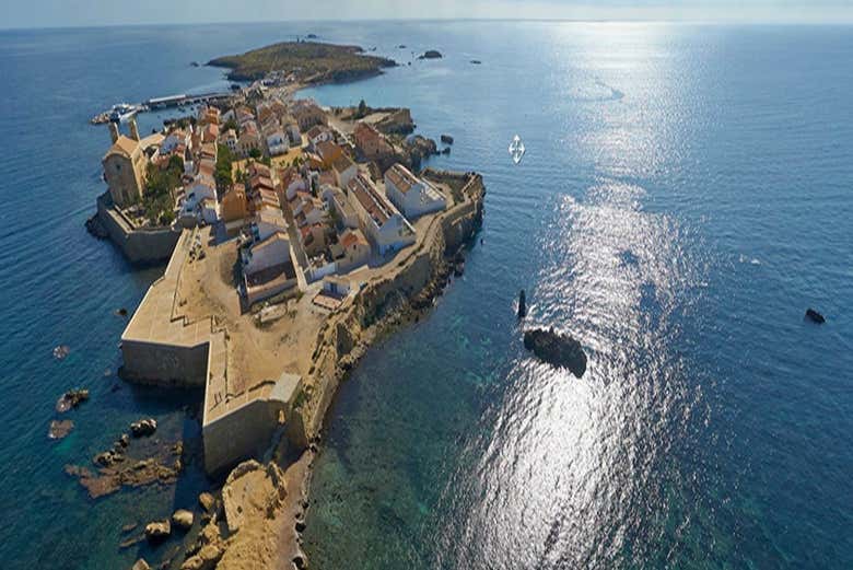 Vista aérea de Tabarca