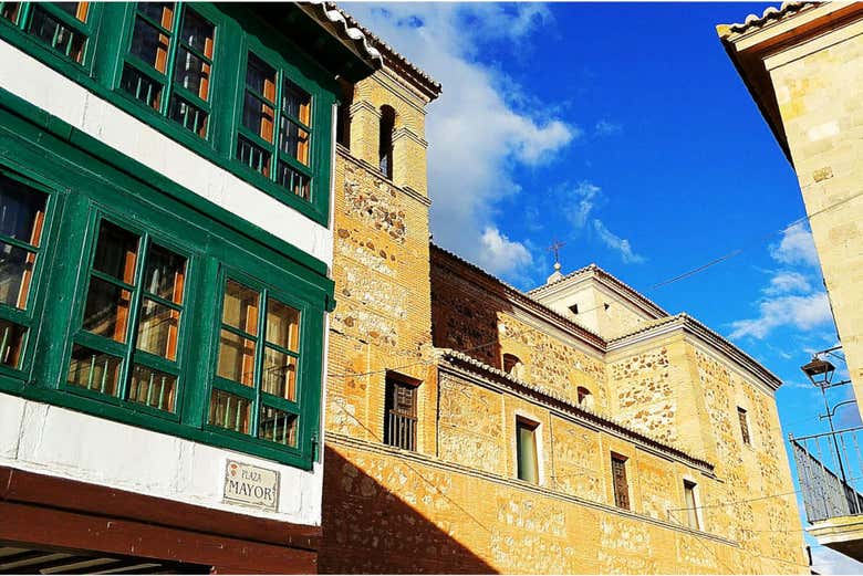 Detalles de la Plaza Mayor de Almagro