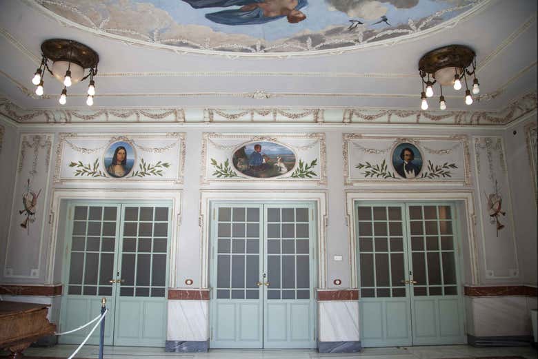 Interior do teatro encantado