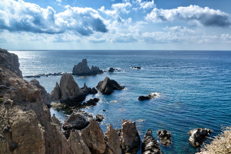 The Sirens, rocks and reefs off Cabo de Gata