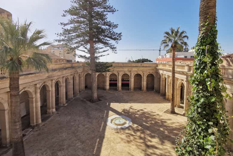 Panorâmica do claustro