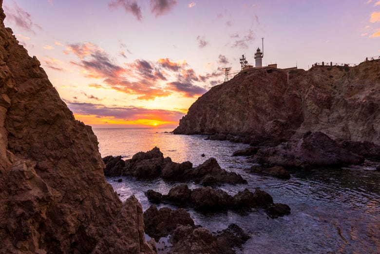 The lighthouse at Cabo de Gata