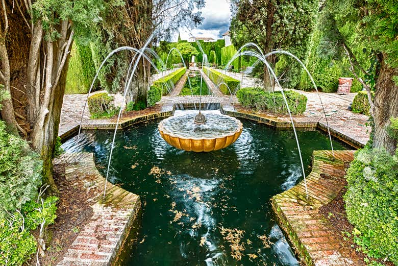 Jardines de Generalife en la Alhambra