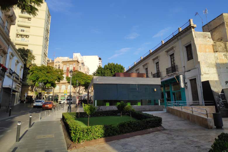 Desfrutando do free tour por Almería