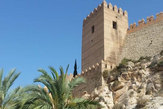 Vista exterior de la Alcazaba de Almería