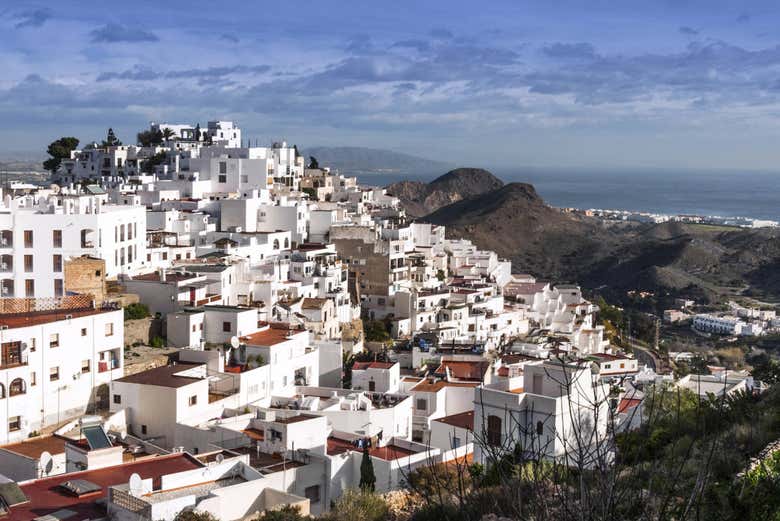 Vista de Mojácar en Almería
