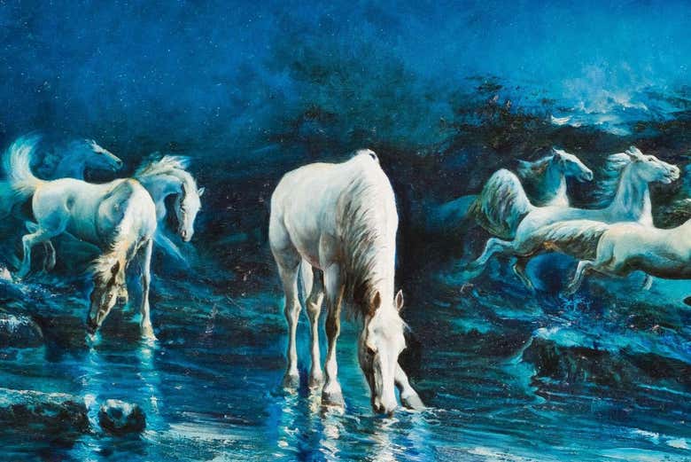 Caballos blancos de Palmero