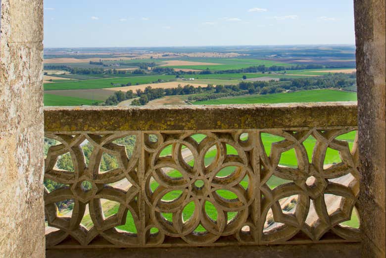 Vistas de los paisajes de los alrededores del castillo