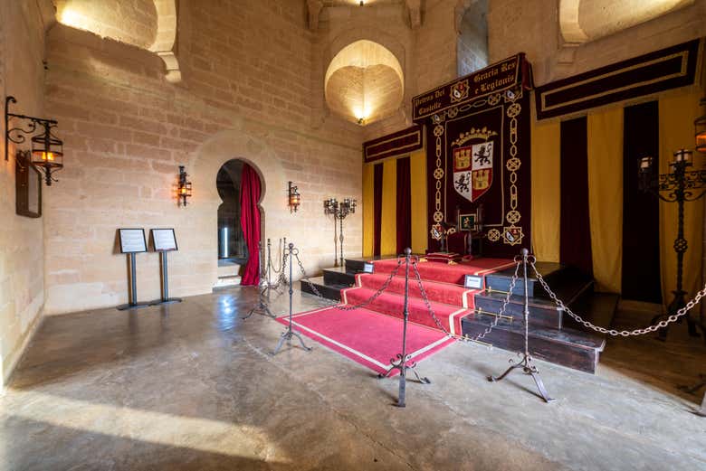 Interior da fortaleza