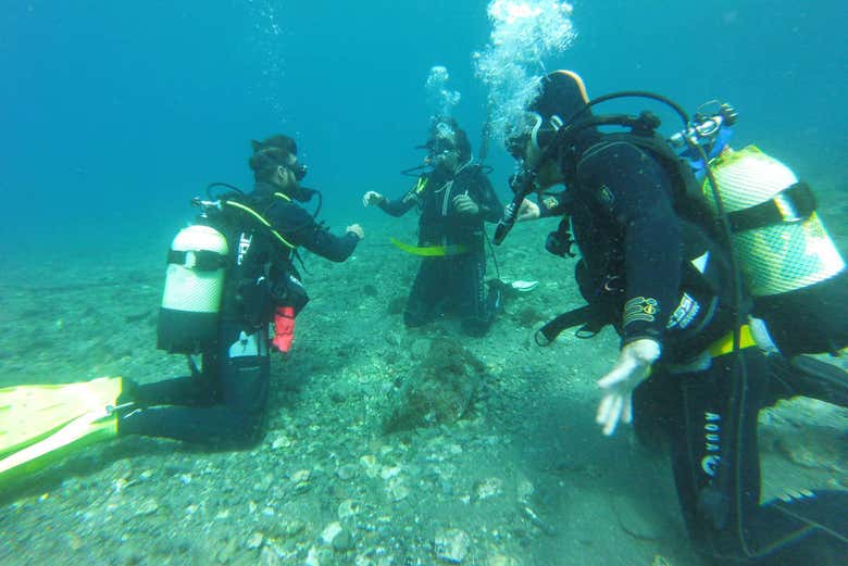 Curso PADI Open Water en Almuñécar