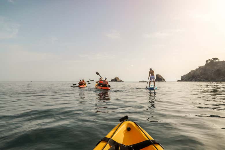 Paddling for Almuñecar