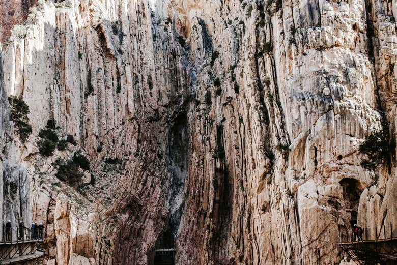 Formaciones rocosas del Caminito del Rey
