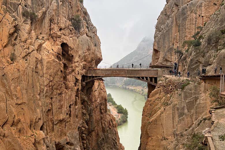 Puente colgante del Caminito del Rey