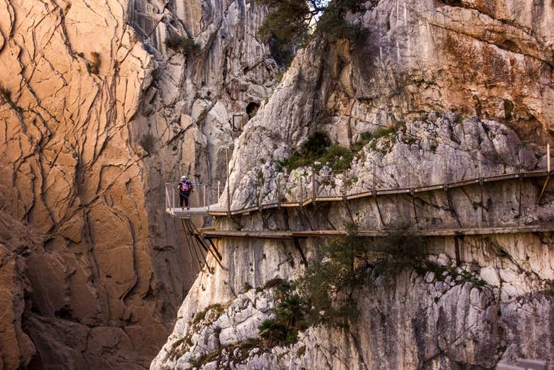 El Caminito del Rey recorre el desfiladero de Los Gaitanes