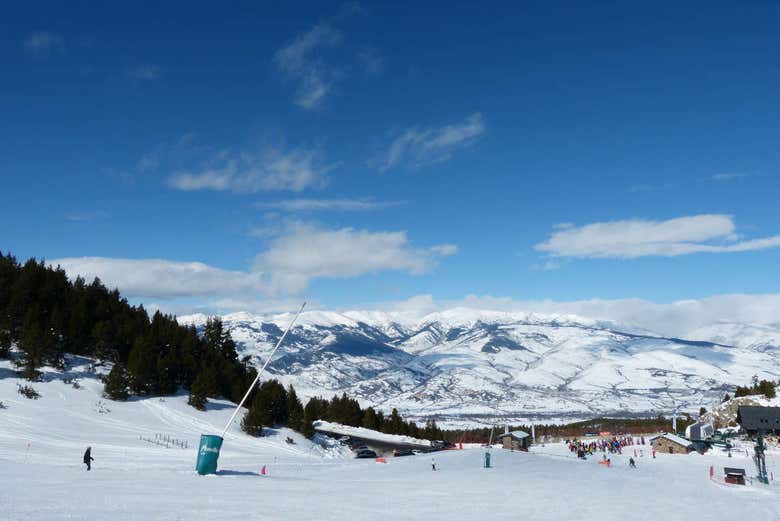 Vistas da estação de Masella