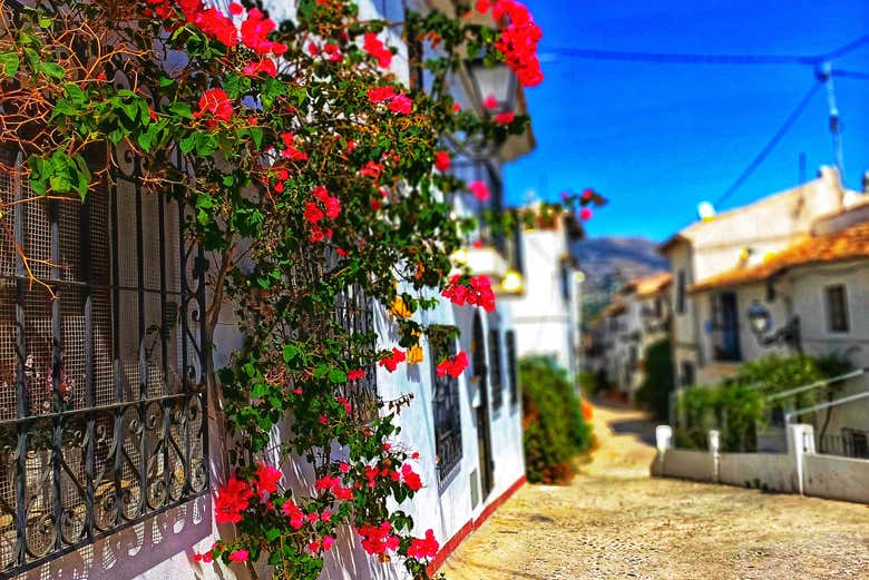 Fachada de una casa en Altea