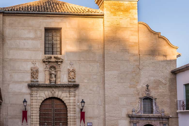 Parte de la fachada de la iglesia de Santo Domingo