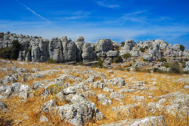 Los senderos que caminaremos en el Torcal de Antequera