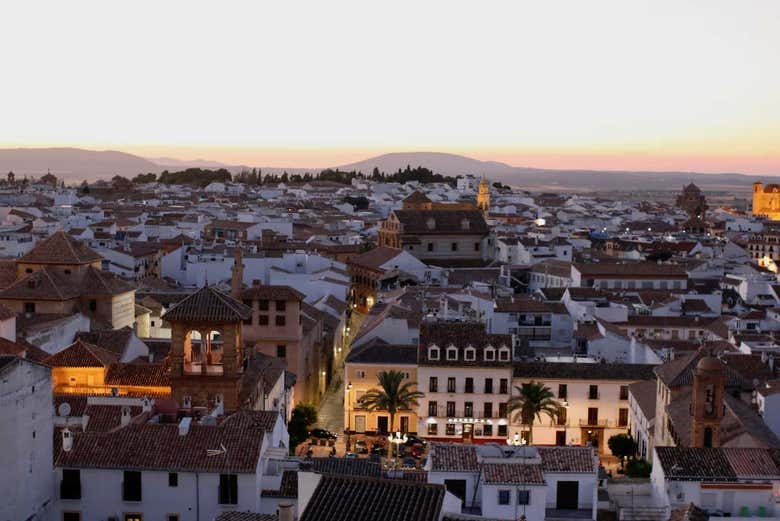 Entardecer em Antequera