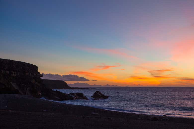 Disfrutaremos de un romántico atardecer
