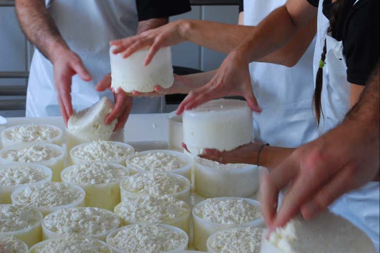 Taller de elaboración de queso de cabra