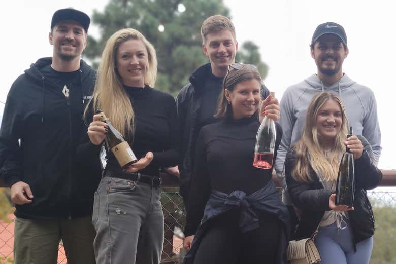 Con il vino delle cantine Ferrera