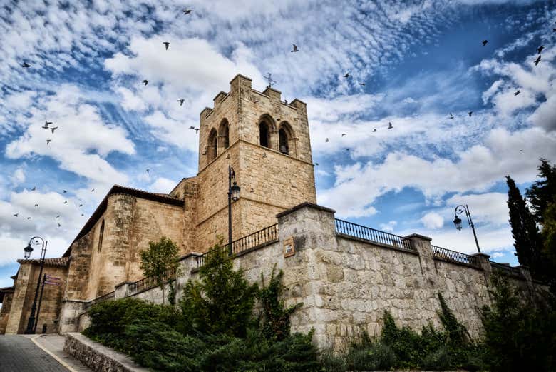 Contemplando a igreja de San Juan